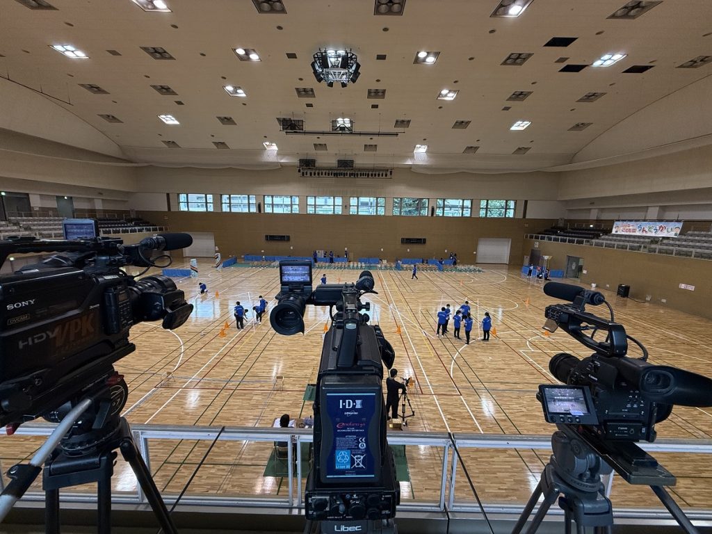 2024年度秋の運動会（幼稚園）を撮影した様子です。株式会社VPK（仙台の撮影会社）