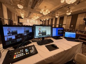 仙台国際ホテルで開催された安全大会のZOOM配信業務を担当。資料操作や配信機材もまるごとサポート。オンライン配信のことならVPKにお任せください！