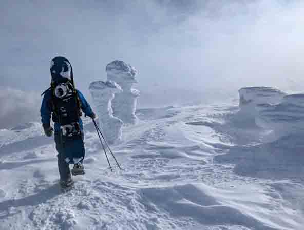 2026.1栗駒山の様子です　宮城県仙台市の映像制作会社株式会社VPKが撮影しました