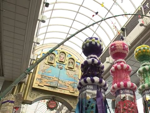 2012年の仙台七夕まつりの様子です　宮城県仙台市の映像制作会社株式会社VPKが撮影しました